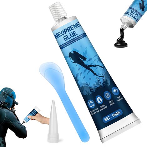 Colle Combinaison Flexible Étanche, Noir, 100ML (1/5)