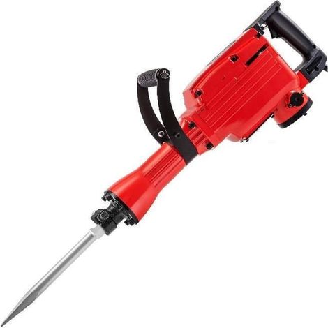 Marteau perforateur de démolition électrique 2200W avec 3 burins Marteau-piqueur Robuste (1/5)