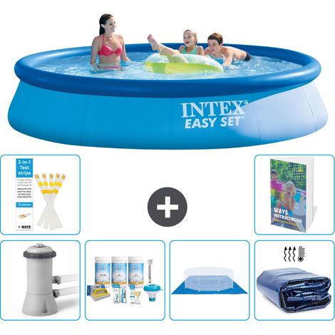 Intex Piscina Easy Set Rotonda - 396x84 cm - 7-pezzi  S289
