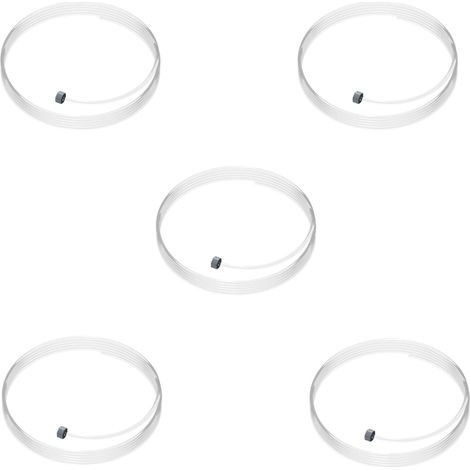 Pack 5 fils perlon transparents à cylindre 2 mm - Accrochage Tableau Artiteq 100 cm