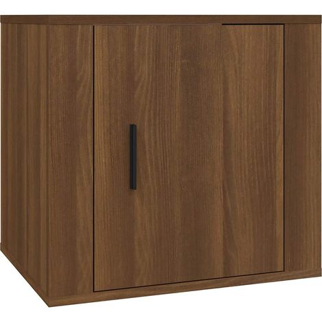Maison Exclusive - Mesita de noche color roble marrón 50x39x47 cm (1/5)