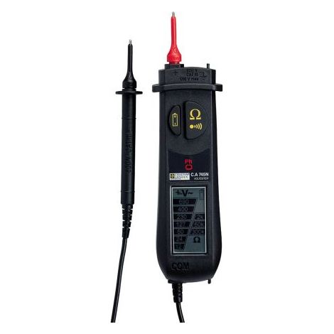 Chauvin Arnoux – Testeur de tension 690V c.a. / V c.c. max CAT III 600V – Indice IP54 – Contrôle de continuité – Affichage LCD (1/7)