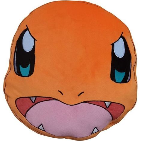 Cuscino premium 3D - POKEMON - Viso Salamèche - Microfibra - 40 cm (1/5)