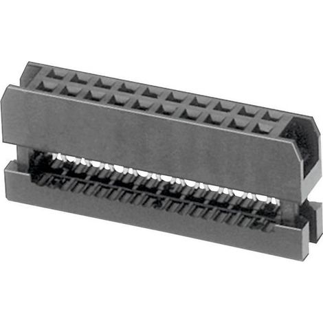 W & P Products 343-06-60-1 Connettore a perforazione Passo: 2 mm Totale poli: 6 Numero di righe: 2 1 pz.
