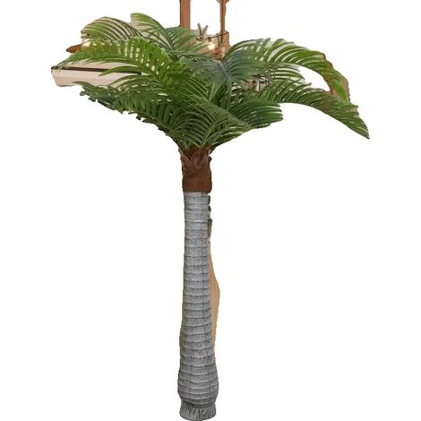 Palmera artificial, diseño realista, mantenimiento mínimo, verde (1/2)