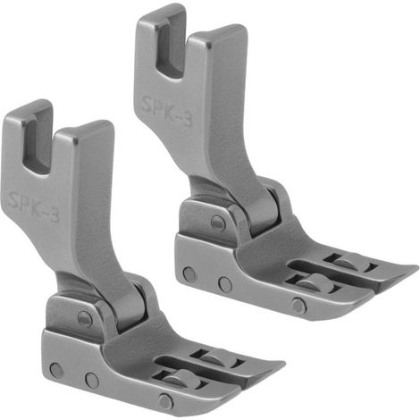 2x Broches pour Machine à Coudre Industrielle SPK-3 Type Boucle en Acier Poignée Haute Pieds Presseurs à Rouleau Compatible avec Singer Compatible avec Juki (1/5)