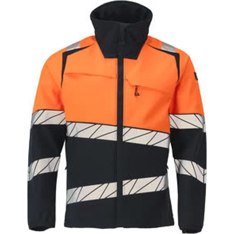 Mascot Softshelljacke 25002-246 Gr. M schwarzblau/hi-vis orange