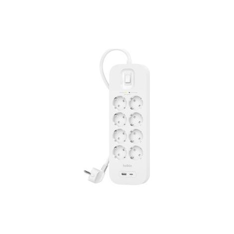 SURGE PROTECTION USB-C 8 OUTLET
