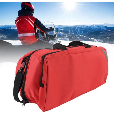XL-Notfalltasche mit verstellbarem Gurt und strapazierfähigem 600D Oxford-Gewebe, reflektierendem Streifen für mehr Sicherheit im Freien (54x26x22cm) (1/5)
