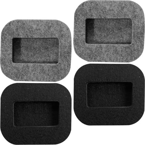 Coupelles de roulettes en Feutre 8pcs pour Meubles, Protections de Sol en Caoutchouc Antidérapantes, de Bruit, Empêche Le Lit de Glisser sur Parquet (1/5)