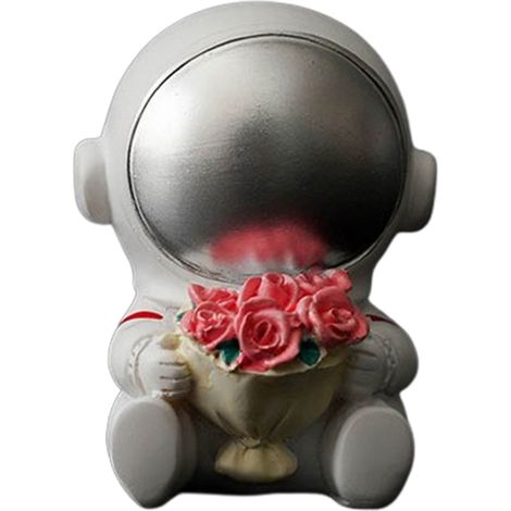Bookends Astronaut - Decorative Metal Book Ends for Shelves - Space Theme Kids Room Office Home Decor - Set of 2
