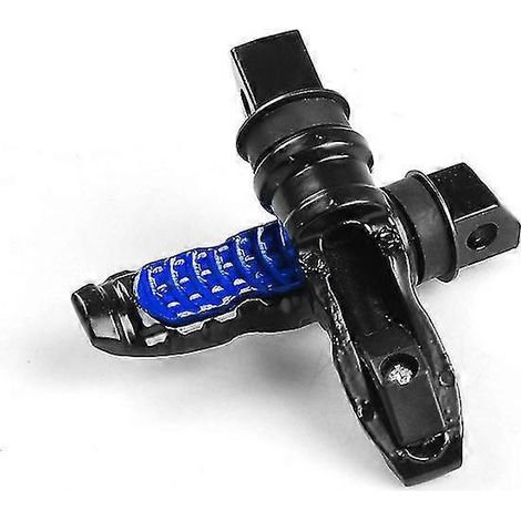 ATV-Motorrad-Modifikation: Soziusfußrasten-Pedalpolsterhalterung mit Seitenständer (8 mm Befestigungslöcher) – Blau (1/5)