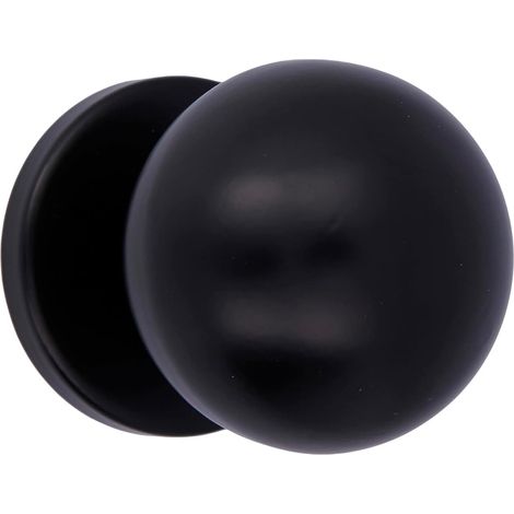 AMIG Bouton de porte d´entrée 56 Ø70 mm Acier inoxydable AISI 304 Noir (1/5)