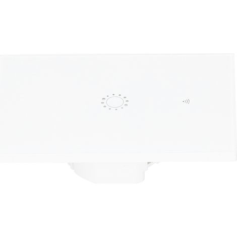 Interrupteur LED Intelligent WiFi, Commande Vocale Alexa, Panneau Tactile 1 Voie, Contrôle APP, Blanc, AC 95-250V