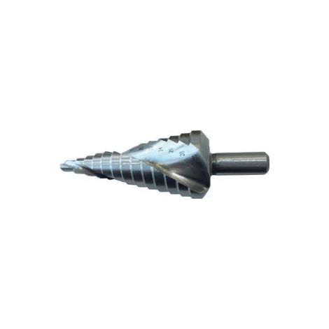Stufenbohrer HSS-Co spiral genutet -blank- mit Kreuzanschliff 4,00 - 20,00 x 2 mm (1/2)
