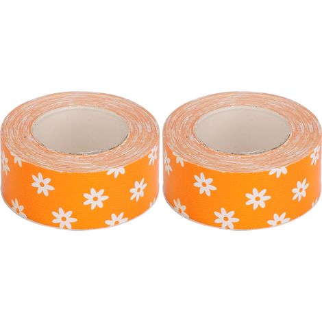 Lot de 2 rubans d'étiqueteuse durables, bande d'impression thermique forme mignonne pour King Jim Tepra Pro LR5C (1/5)