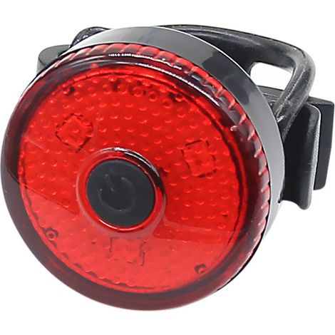 Éclairage vélo rechargeable – éclairage extérieur – éclairage VTT – accessoires – ABS – rouge (1/5)