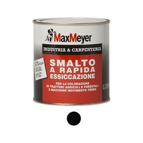SMALTO RAPIDA ESSICCAZIONE MAX MEYER LT. 0,75 Nero Profondo