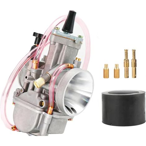 Desbrozadora Pwk De 34 Mm Para Motor De 2/4 Tiempos, Carburador Compatible Con Power Jet, Línea De Combustible Para Yamaha Mikuni Koso Atv Quad Utv - 34 Mm