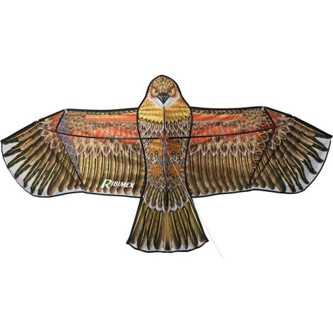 Vogelscheuche Falke im Flug RIBIMEX