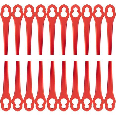 Lot de 100 Lames de Rechange Compatible pour Einhell Coupe-Bordures BG-CT 18 Li, RG-CT 18/1 Li, GE-CT 18 Li, GC-CT 18 / 24Li,Lames Plastique Compatible pour Einhell sans Fil (1/5)