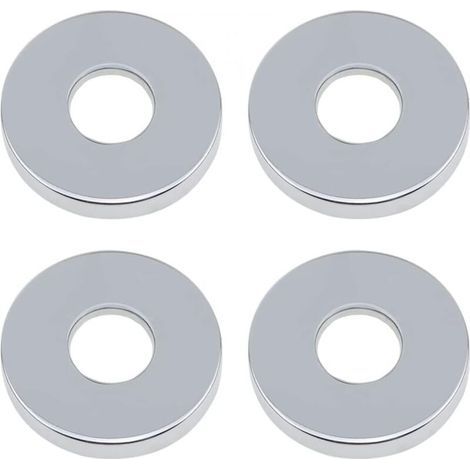 Rosace Robinet Mitigeur Douche 4 Pièces Chromées Rosasse Ouvrante Robinetterie Ø 26mm (3/4 ") Acier Inoxydable Rosace Plomberie Plate Basse for Cuisine Salle de Bain (1/5)