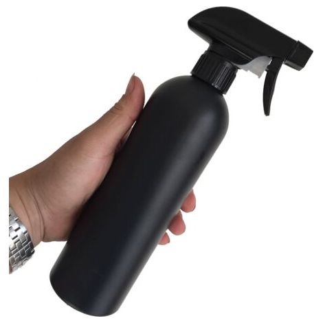 2 × 500 ml Bouteille de pulvérisation en plastique noir vide pour salle de lavage de voiture Pulvérisateur d'eau Pulvérisateur d'eau Bouteille de pulvérisation rechargeable (1/4)