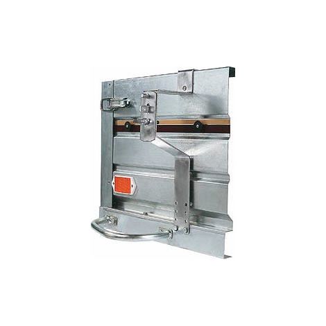 Maxter – Porte-roue de secours latéral universel – Fixation sur tous types de ridelles – Cadenas de sécurité Ø 10 mm (non inclus)