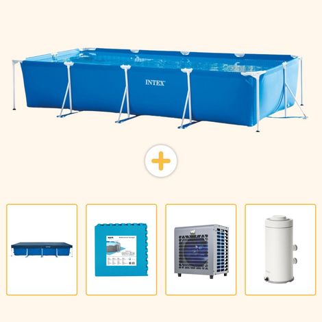 Intex Piscine Tubulaire Rectangulaire - 450x220x84 cm - 5-pièces  S116 (1/5)