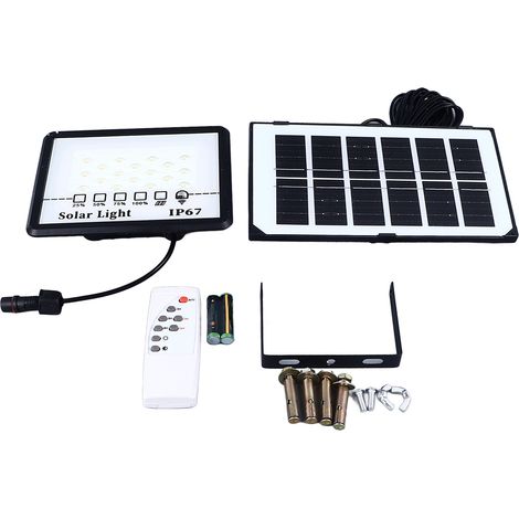 Lampes solaires d'extérieur étanches, spots solaires d'extérieur pour cours, jardins et zones rurales (1/5)