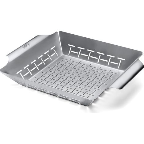 Cesta para verduras de acero inoxidable estilo Weber Cod. 6434