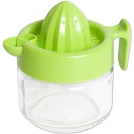 TRADE SHOP - Spremilimoni Spremiagrumi Spremi Limone Arancia Con Contenitore In Vetro 250ml - (1/2)