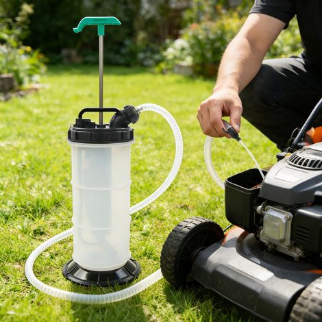 5.3L Manuell Ölabsaugpumpe Flüssigkeitenabsaugpumpe Absaugpumpe Handpumpe NEU (1/5)