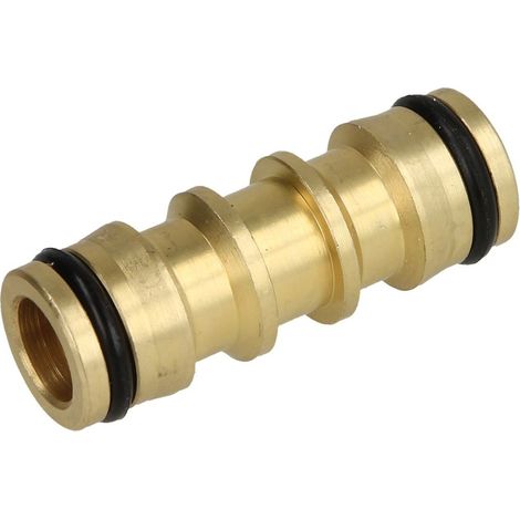 Raccord rapide double laiton