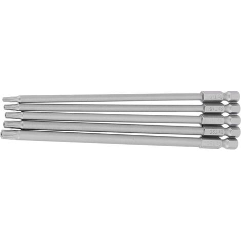 Kit d'embouts 5 embouts T10-T30/150mm, pour montage et réparation (1/5)