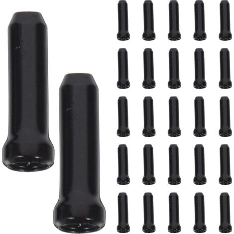 Embouts de câbles de vélo 50 pièces Alliage d'aluminium pour Ligne intérieure et Fil d'acier, Accessoires vélo pour Route et VTT (1/5)