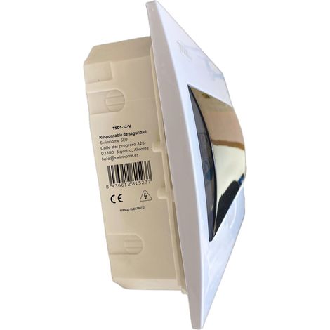 Cuadro Eléctrico 12 Módulos con 5 Interruptores Magnetotérmicos y Interruptor Diferencial