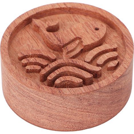 Diffuseur d'Aromathérapie en Bois pour Intérieur et Voiture - Mini Boîte à Huiles Essentielles Design Baleine (1/5)