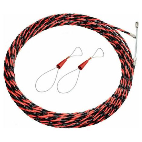 Aiguille Électricien de 50M - Tire-Fil Électrique de 5mm de Diamètre - Aiguille de Tirage Rétractable pour Câbles et Rallonges Électriques (1/4)