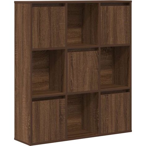 Maison Exclusive - Bücherregal Braun Eichen-Optik 89x24x101,5 cm