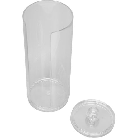 Distributeur de disques de coton transparent, organisateur de disques de coton pour maquillage, porte-disques de coton (1/5)