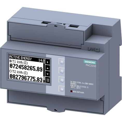 Siemens ENERG.ZÄHL.230/400V 1/5A M-BUS (7KM PAC2200) (1/2)