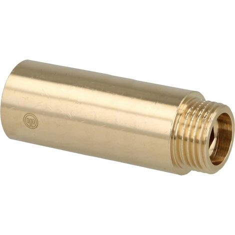 Rallonge de robinet, modele lourd male-fem 1/2", 80 mm laiton