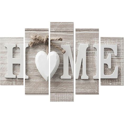 Tableau Décoratif Mur - Toile Artistique pour Salon Chambre - Ensemble de 5 Pièces - Style Moderne - Dimensions Variées - Pour Intérieur (1/5)