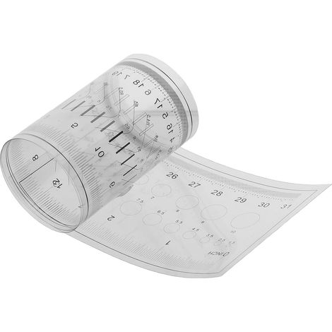Règle de mesure transparente pour fissures du béton, outil haute (1/5)
