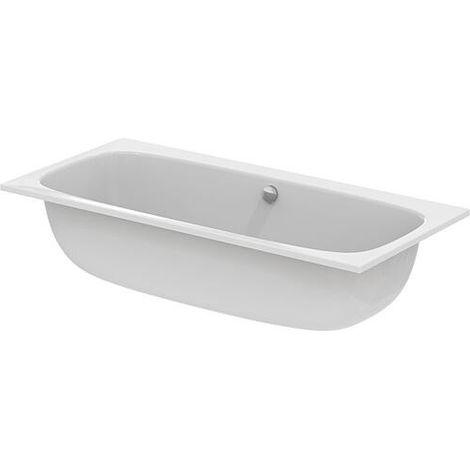 Baignoire duo Ideal Standard i.life lxhxp : 1900x450x900mm, capacité : 400 l, acrylique blanc (1/4)