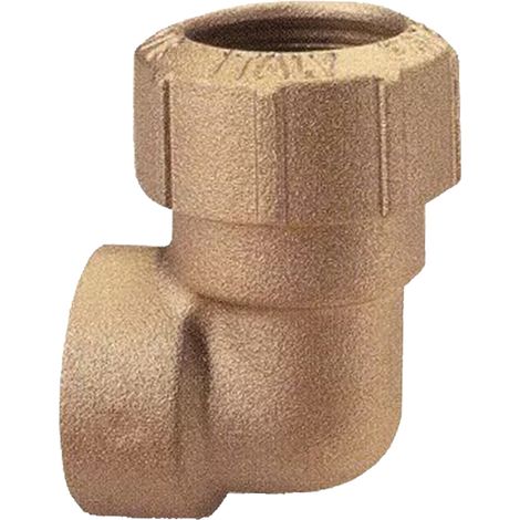 Coude en laiton 25x3/4" GW pour tuyaux d'eau en PE
