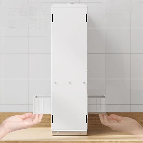 Boîte à riz intégrée en acier inoxydable, style tiroir étroit, distributeur de riz coulissant pour placard de cuisine (1/5)