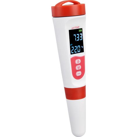 Testeur de pH LCD Haute Précision, Matériau Durable pour Mesure de la Qualité de l'Eau, Facilité d'Utilisation (1/5)