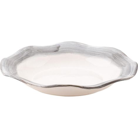 Centre de table rond en céramique fini à la main Bali